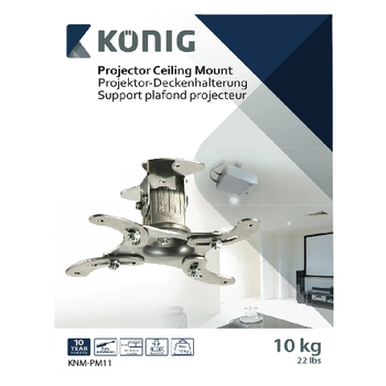 KNM-PM11 Projector plafondbeugel muurbeugel draai- en kantelbaar 10 kg Product foto